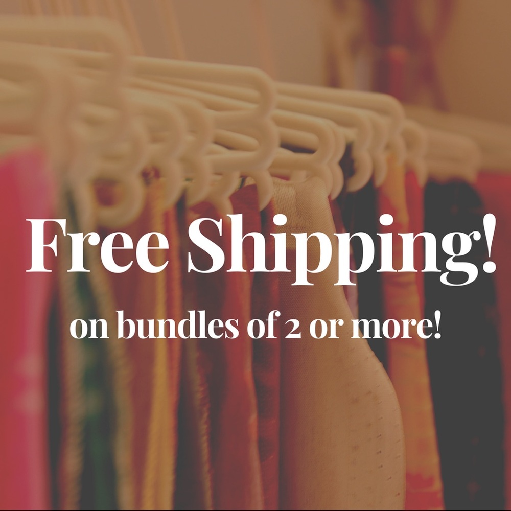 ✨ FREE SHIPPING!!! ✨ On bundles of 2 or more! ✨